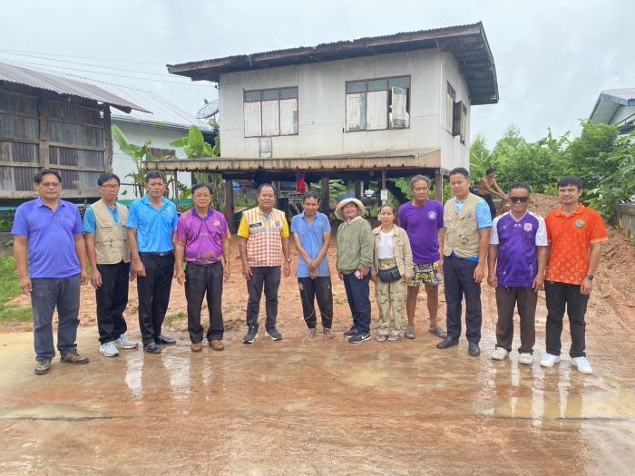 งพื้นที่สำรวจบ้านพักอาศัย เพื่อดำเนินการซ่อมแซม ปรับปรุงต่อเติมที่อยู่อาศัยให้กับผู้ยากจน ด้อยโอกาศ พิการ ในกลุ่มคนเปราะบาง